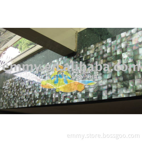 pen shell+black lip shell+river mop shell wall pattern